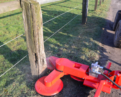 Post mower small