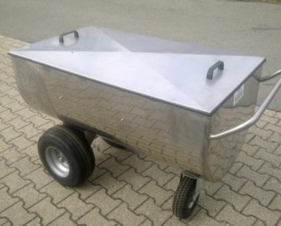 Stainless steel feed wagon 2